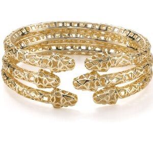 NWOT Kendra Scott Gold Snake Design Bracelet